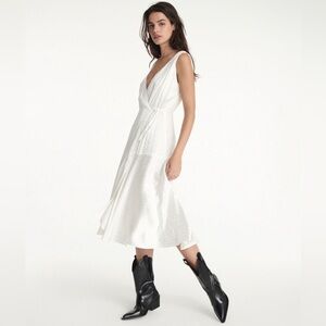 NWT The Kooples Wrap Mini Dress in Jacquard w Polka Dots Size 3 (The Kooples L)